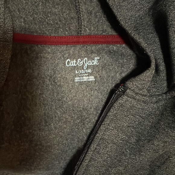 Dark Gray Zip Up Hoodie - Picture 2 of 2